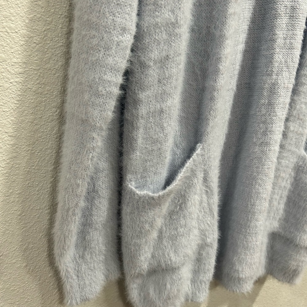 Forever 21 Light Blue OpenCardigan with Pockets SZ Large NWT - Picture 3 of 11
